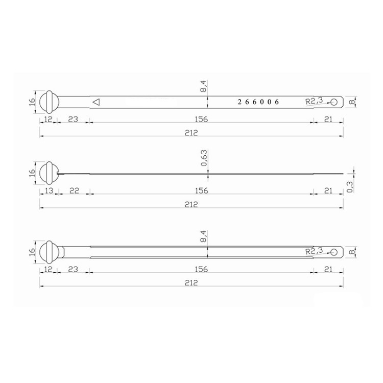 Metal Strap ball Seal MT-S2 High security seal